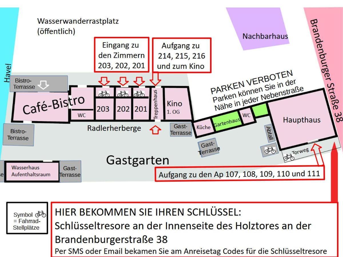 Kulturgasthof Alte Reederei Aparthotel Fürstenberg-Havel Exteriör bild