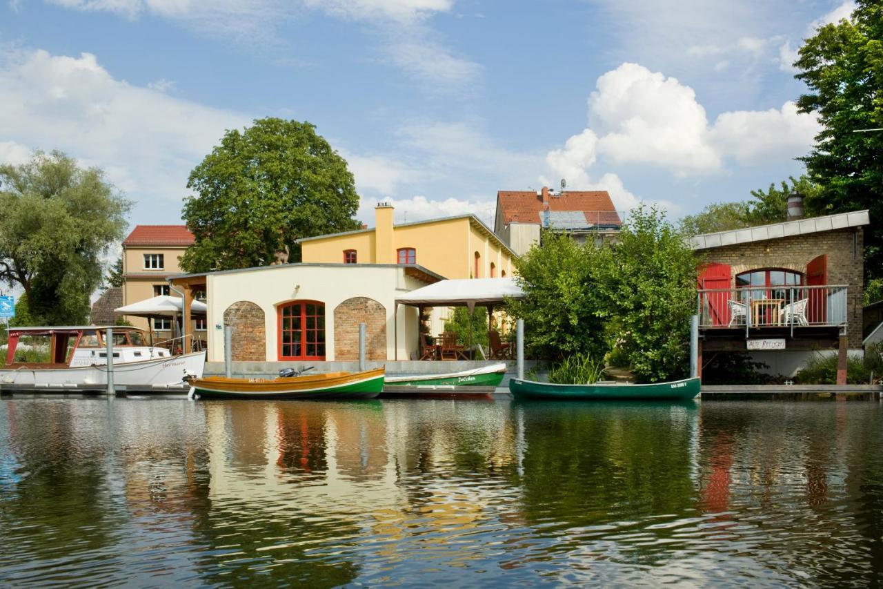 Kulturgasthof Alte Reederei Aparthotel Fürstenberg-Havel Exteriör bild